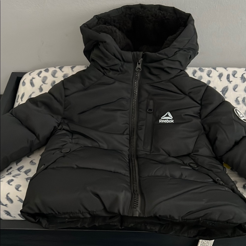 Reebok Black Puffer Jacket
